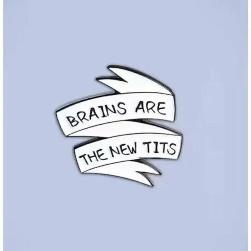 3/20 Brains New Ti*s Enamel Pin